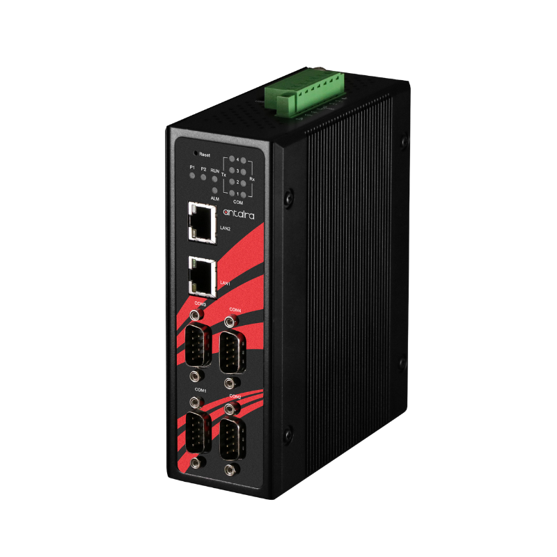 Antaira RS-232/422/485 to Fiber Converter MM SC 2km