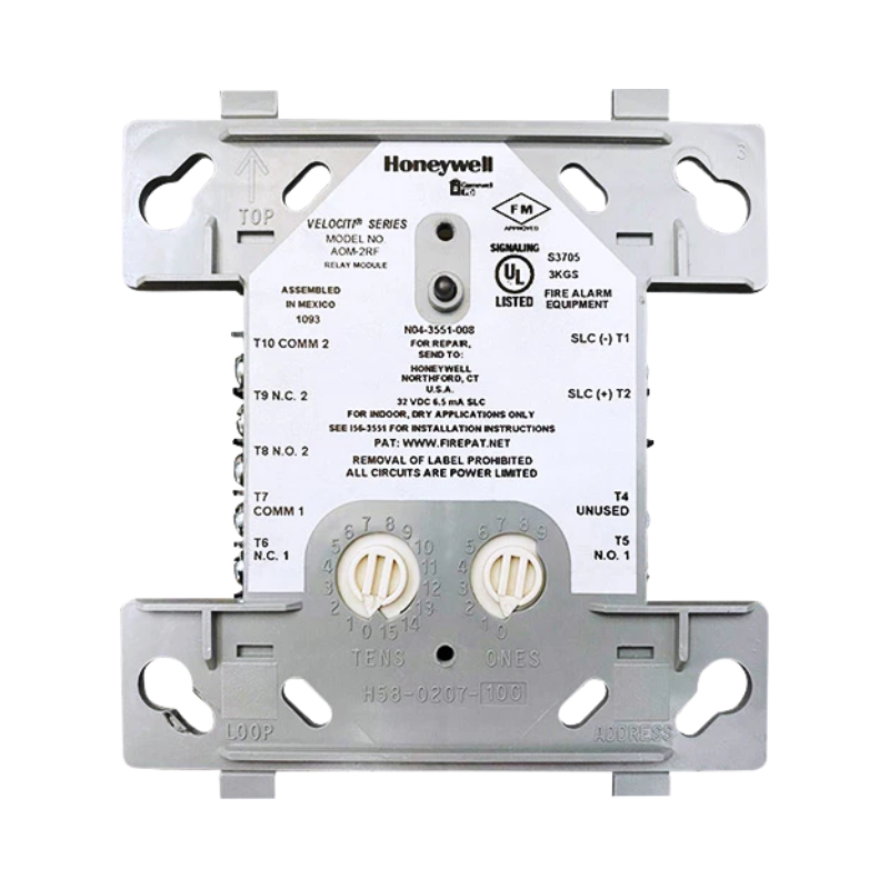 Addressable Rlay Modlue FCI-Gamewell AOM-2RF Addressable Relay Module — Fire Security Supply