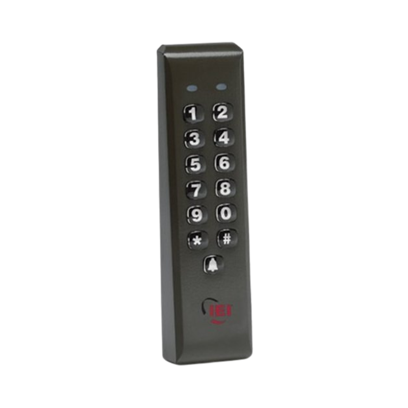 Linear IEI 212iLM-BZ Mullion-Mount Backlit Keypad, Indoor/Outdoor