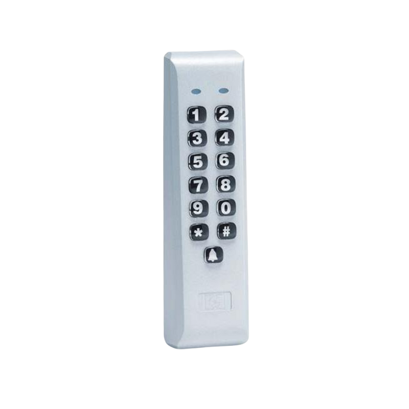 Linear IEI 212ILM-AL Mullion-Mount Backlit Keypad (Aluminum Finish)