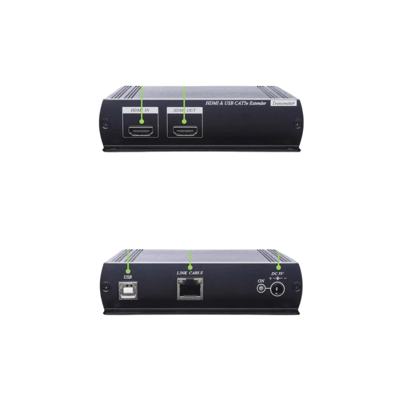 SC&T HKM01E HDMI & USB KVM Extender over Ethernet (TX/RX Pair)
