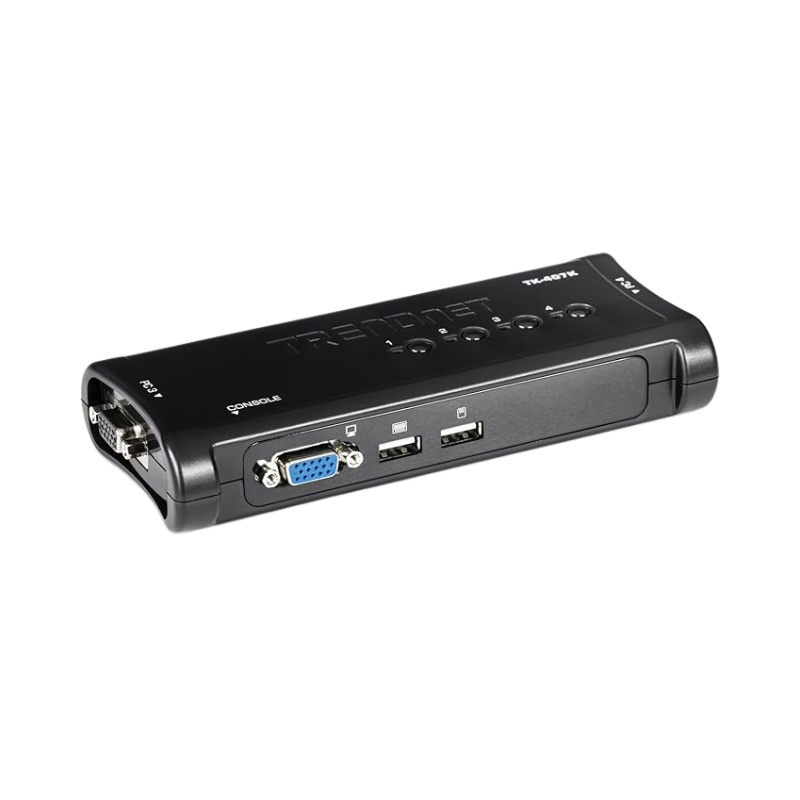 TRENDnet TK-407K 4-Port USB KVM Switch Kit