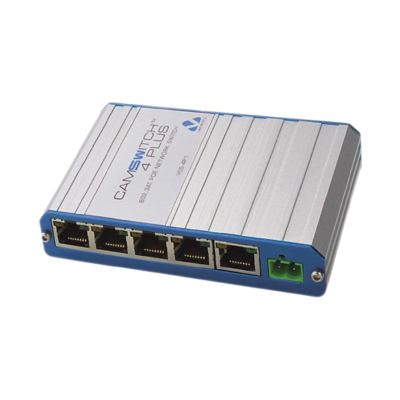 Veracity CAMSWITCH 4 Plus (4×PoE + 1 uplink)